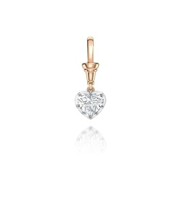 Ball n Chain 2.01ct Heart-Shaped Diamond Pendant