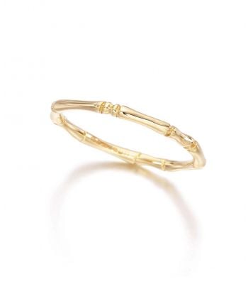 Bamboo Fine Yellow Gold Ring